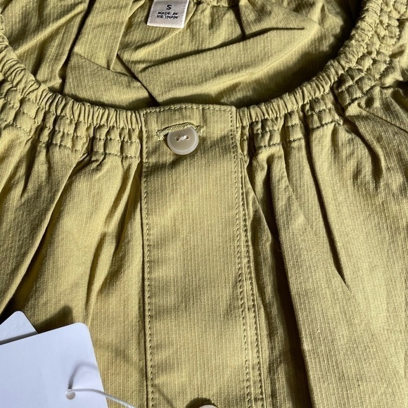 cotton Dobby Belted Dress HANA TAJIMA FOR UNIQLO yellow - Picture 14 of 14